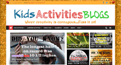 Desktop Screenshot of kidsactivitiesblogs.com